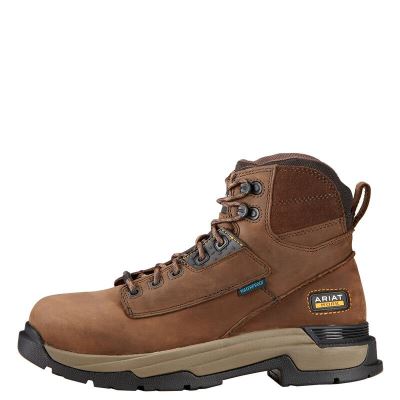 Ariat MasterGrip 6" Kahverengi Iş Ayakkabıları Erkek (43264-899)